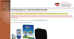 Desktop Screenshot of cholesterol-check.nl